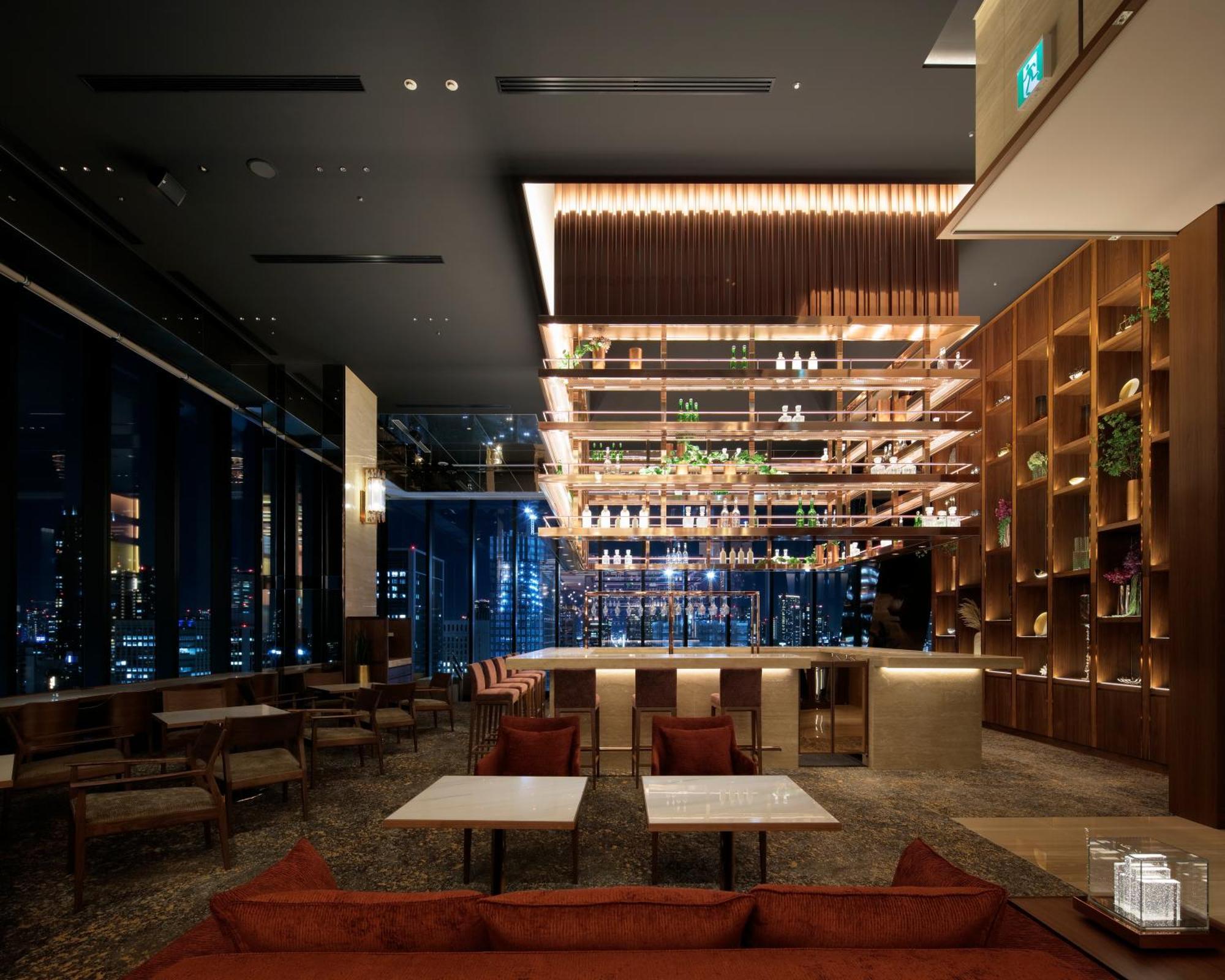 Candeo Hotels Osaka The Tower Ngoại thất bức ảnh The lounge at the 36th floor